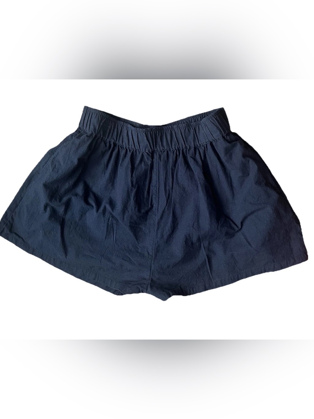 Free People Shorts Medium Adult Blue Culotte High Rise Pull On Casual Womens L